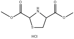 2,4-Bis(methoxycarbonyl)-1,3-thiazolan-3-ium chloride 结构式