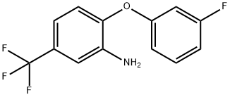 2-(3-FLUOROPHENOXY)-5-(TRIFLUOROMETHYL)ANILINE 结构式