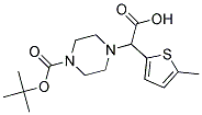 2-(2-METHYLTHIOPHEN-5-YL)-2-(4-BOC-PIPERAZIN-1-YL)ACETIC ACID 结构式