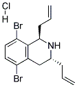 (1R,3R)-1,3-Diallyl-5,8-dibromo-1,2,3,4-tetrahydroisoquinoline hydrochloride 结构式