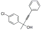 2-(4-CHLORO-PHENYL)-4-PHENYL-BUT-3-YN-2-OL 结构式