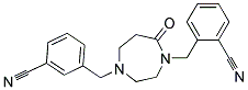 2-([4-(3-CYANOBENZYL)-7-OXO-1,4-DIAZEPAN-1-YL]METHYL)BENZONITRILE 结构式