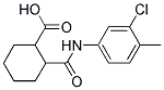 2-(3-CHLORO-4-METHYL-PHENYLCARBAMOYL)-CYCLOHEXANECARBOXYLIC ACID 结构式