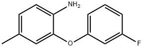 2-(3-氟苯氧基)-4-甲苯胺 结构式