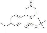 2-(4-ISOPROPYL-PHENYL)-PIPERAZINE-1-CARBOXYLIC ACID TERT-BUTYL ESTER 结构式