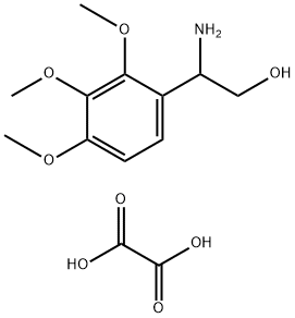 2-AMINO-2-(2,3,4-TRIMETHOXYPHENYL)ETHANOL OXALATE 结构式
