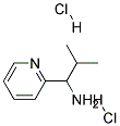 1-(2-吡啶基)-2-甲基-1-丙胺盐酸盐 结构式