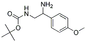 [2-AMINO-2-(4-METHOXY-PHENYL)-ETHYL]-CARBAMIC ACID TERT-BUTYL ESTER 结构式