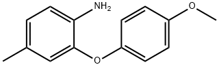 2-(4-METHOXYPHENOXY)-4-METHYLANILINE 结构式