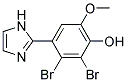 2,3-DIBROMO-4-(1H-IMIDAZOL-2-YL)-6-METHOXY-PHENOL 结构式