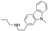 [2-(9-METHYL-9H-CARBAZOL-2-YL)-ETHYL]-PROPYL-AMINE 结构式