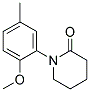 1-(2-METHOXY-5-METHYL-PHENYL)-PIPERIDIN-2-ONE 结构式