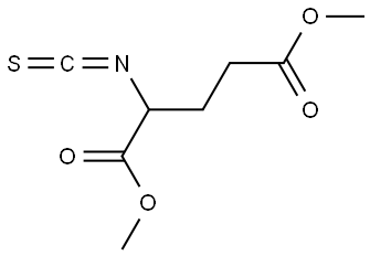N-(硫代亚甲基)谷氨酸二甲酯 结构式