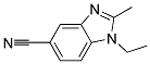 1-ETHYL-2-METHYL-5-CYANOBENZIMIDAZOLE 结构式