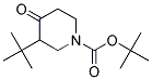 1-BOC-3-TERT-BUTYL-PIPERIDIN-4-ONE 结构式