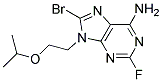 2-Fluoro-8-bromo-9-(2-isopropoxy-ethyl)adenine 结构式
