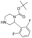 2-(2,6-DIFLUORO-PHENYL)-PIPERAZINE-1-CARBOXYLIC ACID TERT-BUTYL ESTER 结构式