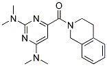 2-[(2,6-BIS(DIMETHYLAMINO)PYRIMIDIN-4-YL)CARBONYL]-1,2,3,4-TETRAHYDROISOQUINOLINE 结构式