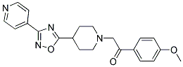 1-(4-METHOXYPHENYL)-2-[4-(3-PYRIDIN-4-YL-1,2,4-OXADIAZOL-5-YL)PIPERIDIN-1-YL]ETHANONE 结构式