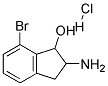 2-AMINO-7-BROMO-INDAN-1-OL HYDROCHLORIDE 结构式