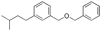 1-BENZYLOXYMETHYL-3-(3-METHYL-BUTYL)-BENZENE 结构式