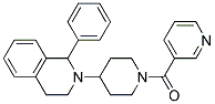 1-PHENYL-2-[1-(PYRIDIN-3-YLCARBONYL)PIPERIDIN-4-YL]-1,2,3,4-TETRAHYDROISOQUINOLINE 结构式