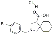 2-(4-Bromo-benzyl)-2-aza-spiro[4.5]decane-4-carboxylic acid hydrochloride 结构式