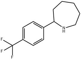 2-[4-(Trifluoromethyl)phenyl]azepane 结构式