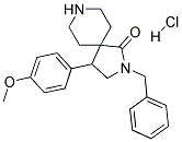 2-BENZYL-4-(4-METHOXYPHENYL)-2,8-DIAZASPIRO[4.5]DECAN-1-ONE HYDROCHLORIDE 结构式