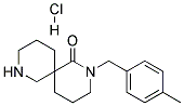 2-(4-Methylbenzyl)-2,8-diazaspiro[5.5]undecan-1-one hydrochloride 结构式