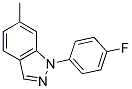 1-(4-FLUORO-PHENYL)-6-METHYL-1H-INDAZOLE 结构式