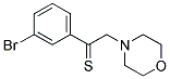 2-(3-BROMOPHENYL)-1-MORPHOLINOETHANETHIONE 结构式