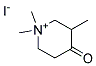 1,1,3-TRIMETHYL-4-OXOPIPERIDINIUM, IODIDE 结构式