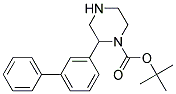 2-BIPHENYL-3-YL-PIPERAZINE-1-CARBOXYLIC ACID TERT-BUTYL ESTER 结构式