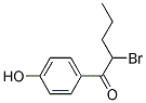 2-BROMO-1-(4-HYDROXY-PHENYL)-PENTAN-1-ONE 结构式