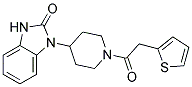 1-[1-(2-THIENYLACETYL)PIPERIDIN-4-YL]-1,3-DIHYDRO-2H-BENZIMIDAZOL-2-ONE 结构式