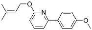 2-(4-METHOXYPHENYL)-6-[(3-METHYLBUT-2-ENYL)OXY]PYRIDINE 结构式