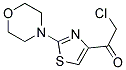 2-CHLORO-1-(2-MORPHOLIN-4-YL-1,3-THIAZOL-4-YL)ETHANONE 结构式