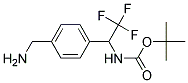 [1-(4-AMINOMETHYL-PHENYL)-2,2,2-TRIFLUORO-ETHYL]-CARBAMIC ACID TERT-BUTYL ESTER 结构式