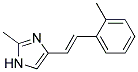 2-METHYL-4-(2-O-TOLYL-VINYL)-1H-IMIDAZOLE 结构式