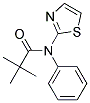 2,2-DIMETHYL-N-PHENYL-N-THIAZOL-2-YL-PROPIONAMIDE 结构式