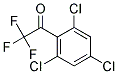 2,2,2-TRIFLUORO-1-(2,4,6-TRICHLORO-PHENYL)-ETHANONE 结构式