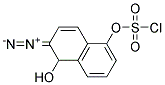 2-重氮-1-萘酚-5-磺酰氯 结构式