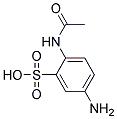 2-acetamido-5-aminobenzenesulphonic acid  结构式