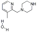 1-(3-Methyl-pyridin-2-ylmethyl)-piperazine HYDRATE 结构式