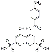 1-(4-Aminobenzoyl)Amino-8-Naphthol-3,6-Disulfonic Acid 结构式