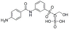 2-[(3-(4-Amino-Benzoyl)Aminophenyl)Sulfonyl]Ethanol Hydrogen Sulphate 结构式