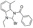 1-Ethyl-3-benzoyl methyl benzimidazole bromide 结构式