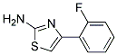 2-Amino-4-(2-fluorophenyl)-1,3-thiazole 结构式