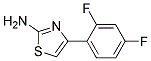 2-Amino-4-(2,4-difluorophenyl)-1,3-thiazole 结构式